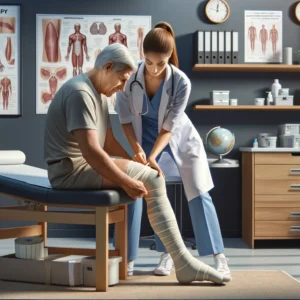 Schmerzen bei Kompressionstherapie und Wundversorgung Autorin: Katrin Müller (4-ICW Punkte)